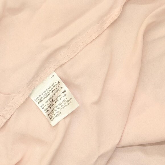 Bar III Women's Sleeveless Pleat V-Neck Top 10717600 Rosebud Pink M - Picture 4 of 6